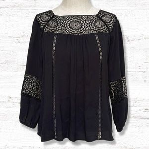 { Joie } - Bellange Crochet Lace Top